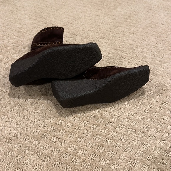 Pons Quintana brown suede wedge boots. - Picture 4 of 4